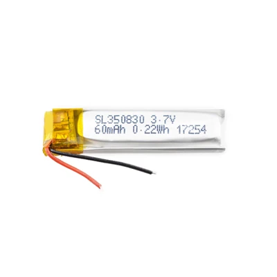 Kina batteriprodusent Lipo Battery JP350830 60mah for små leker
